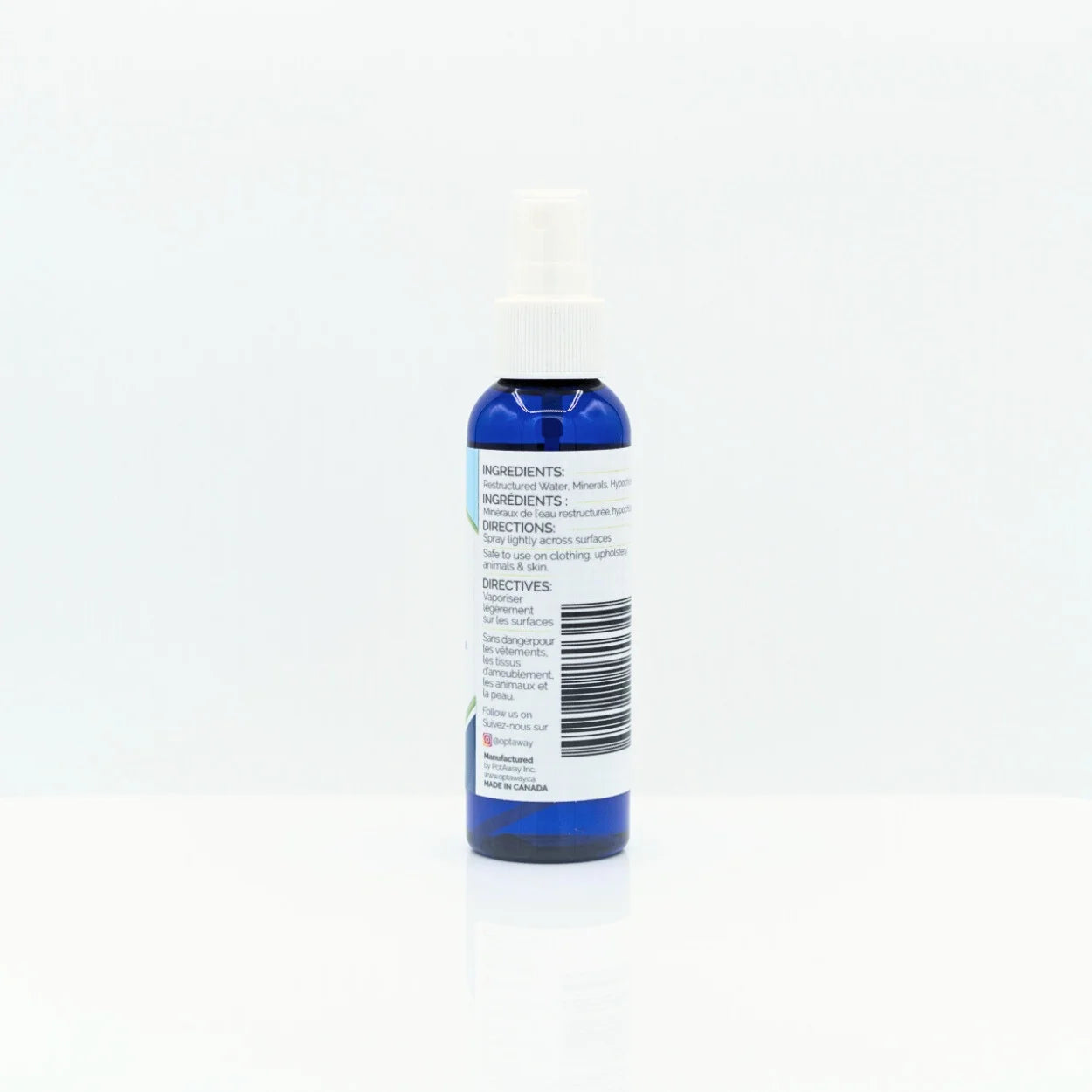 Opt Away - Natural Odour Neutralizer Car Spray - 4oz