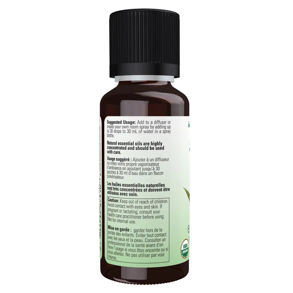 Now - Organic Eucalyptus Essential Oil - 30ml