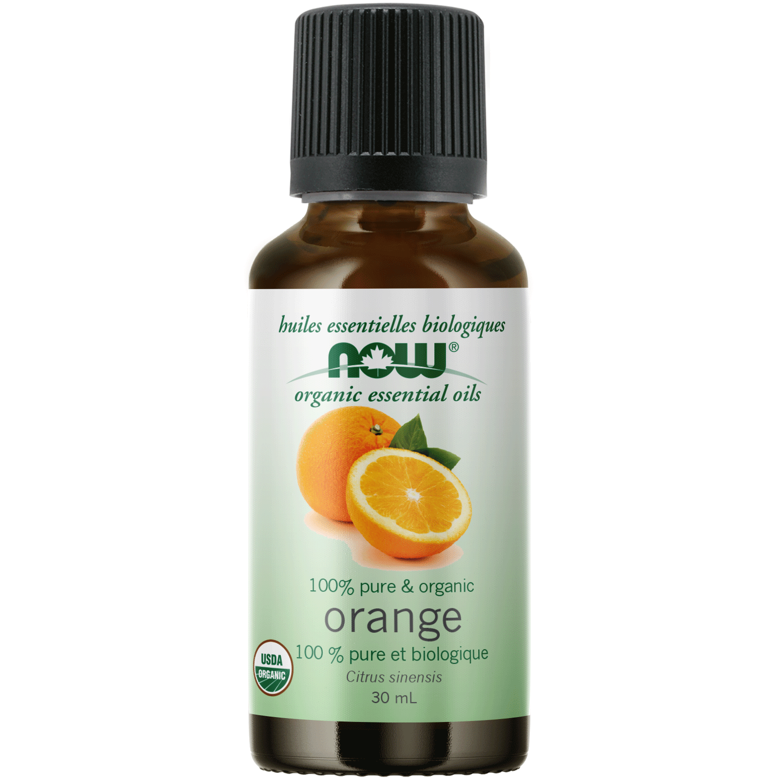 Now - Organic Orange Essential Oil - 30ml