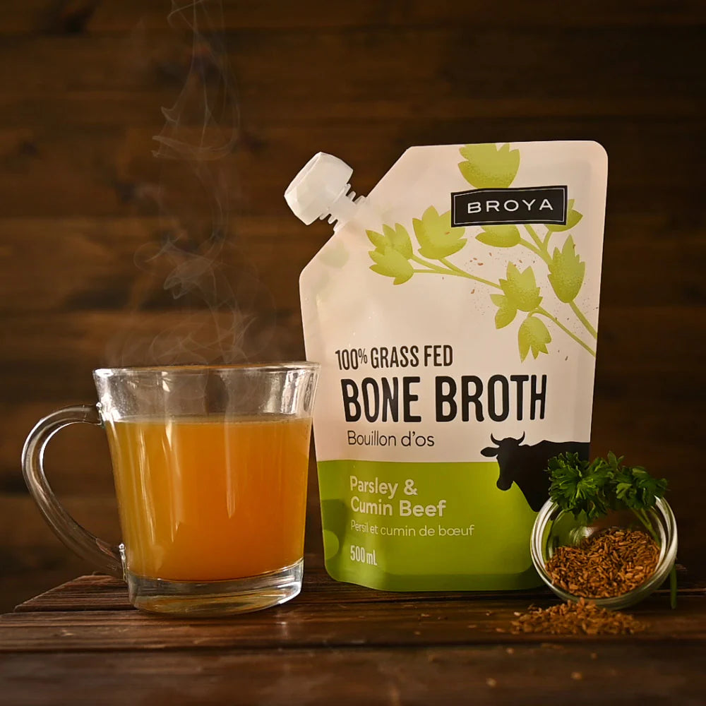 Broya - Parsley & Cumin Beef Bone Broth - 500ml