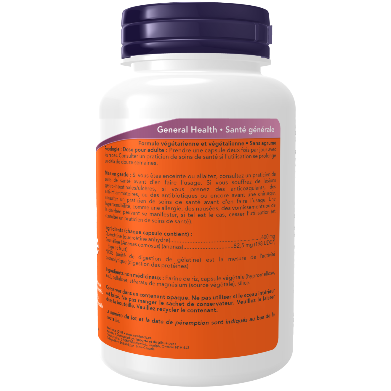 Now - Quercetin With Bromelain - Veg Capsules