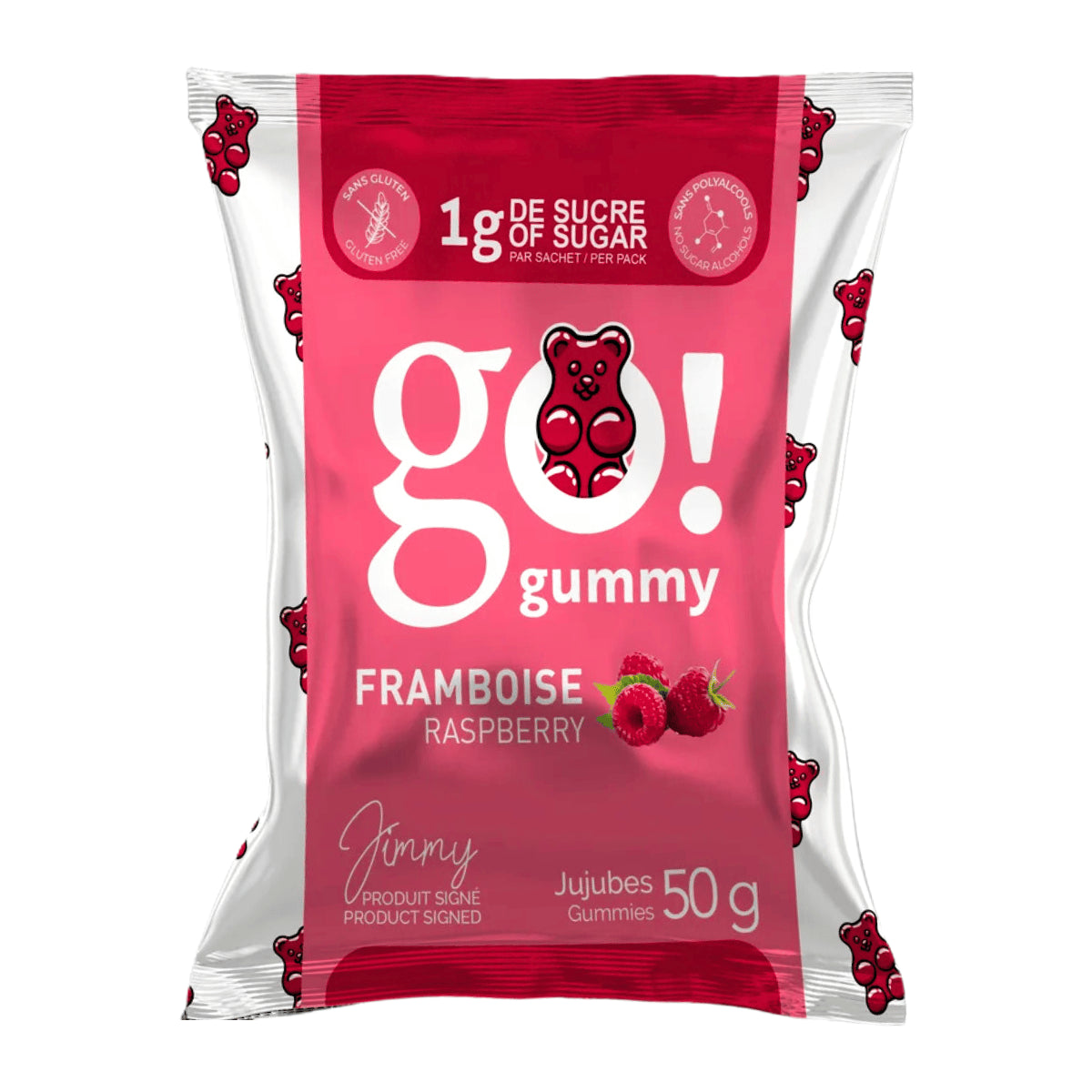 GO! Gummy - Raspberry Gummies- 50g
