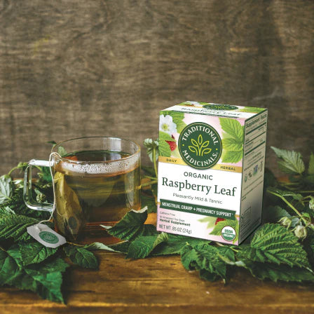 Traditional Medicinals - Organic Raspberry Leaf Tea - 16 Tea Bags
