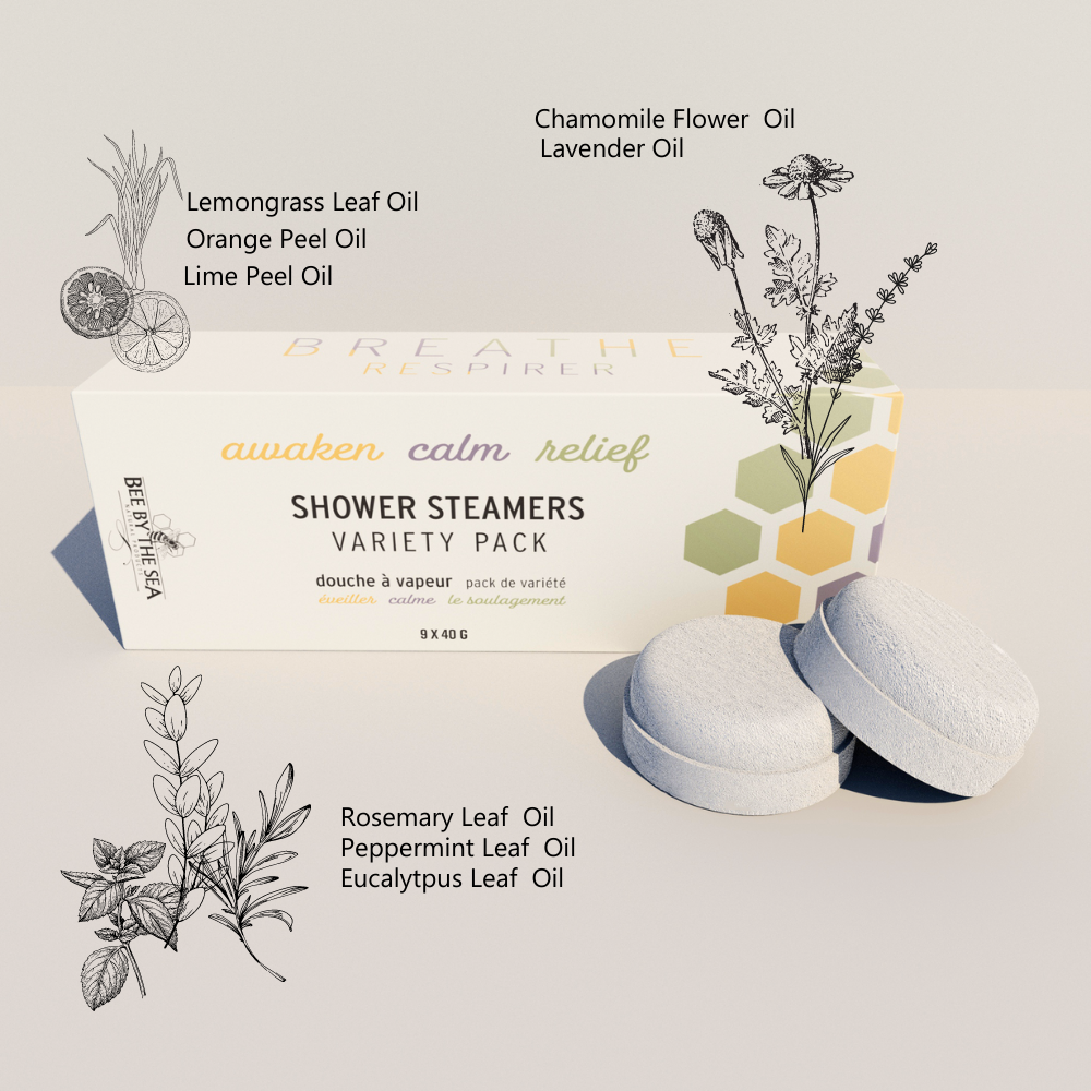 Bee By The Sea - Shower Steamers Variety Pack - 9X40G