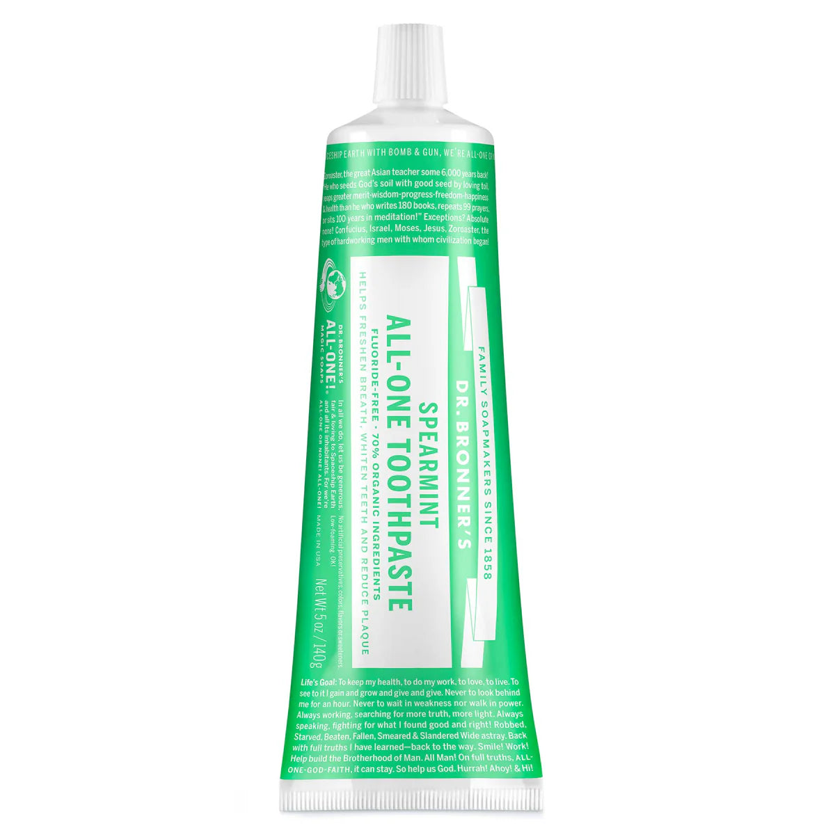 Dr.Bronner's - Organic Peppermint Toothpaste - 140g