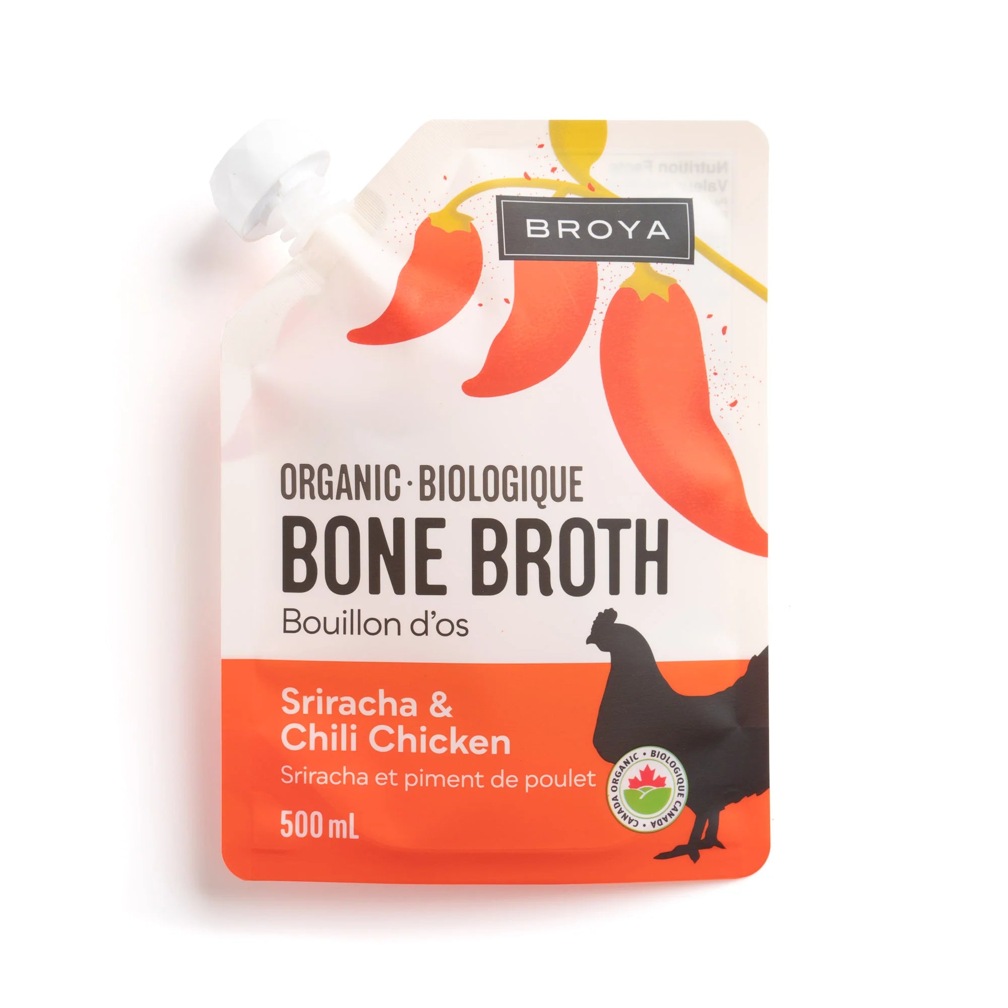 Broya - Sriracha & Chili Chicken Bone Broth - 500ml