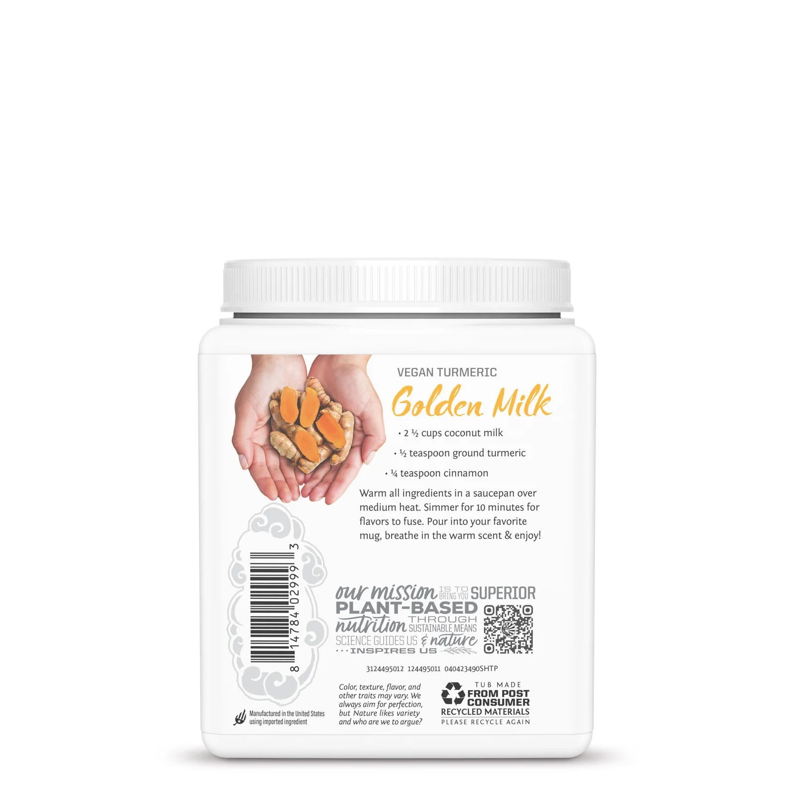 Sun Warrior Harvest - Turmeric Powder - 490g