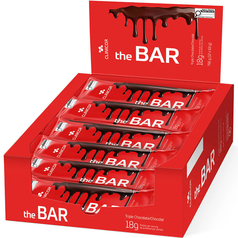 Clinicor - The Bar Protein Bar - 63g (3 Flavours) (DSLM)