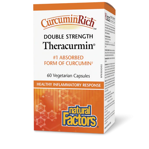 Natural Factors - CurcuminRich Theracurmin Double Strength - 60mg 60 Veg Capsules