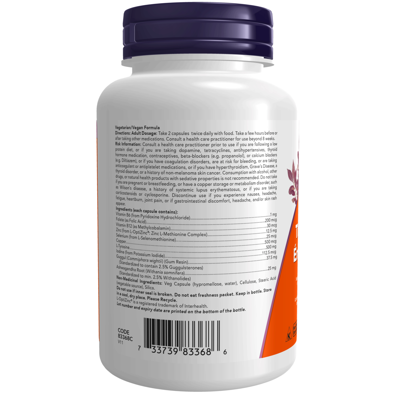 Now - Thyroid Energy Formula - 90 Veg Capsules