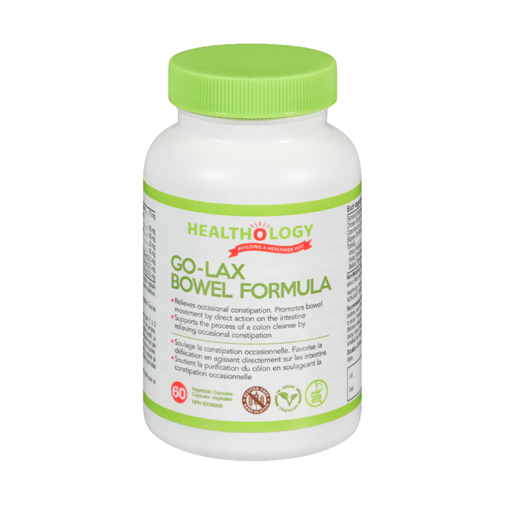 Healthology - Go-Lax Bowel Formula - Veg Capsules