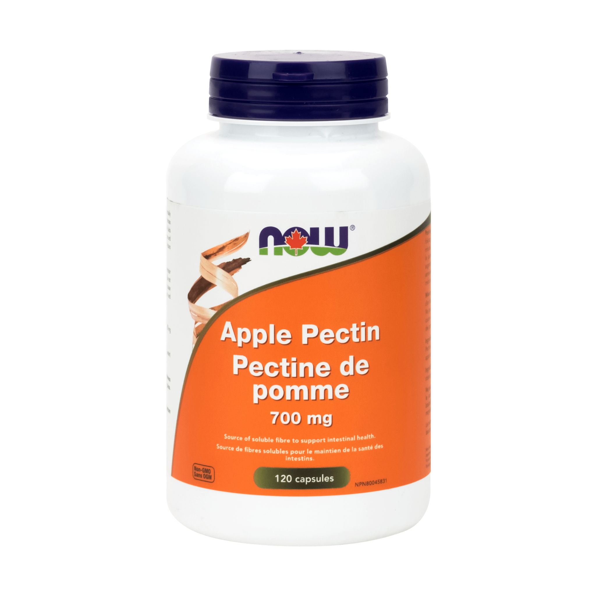 Now - Apple Pectin - 700mg 120 Capsules