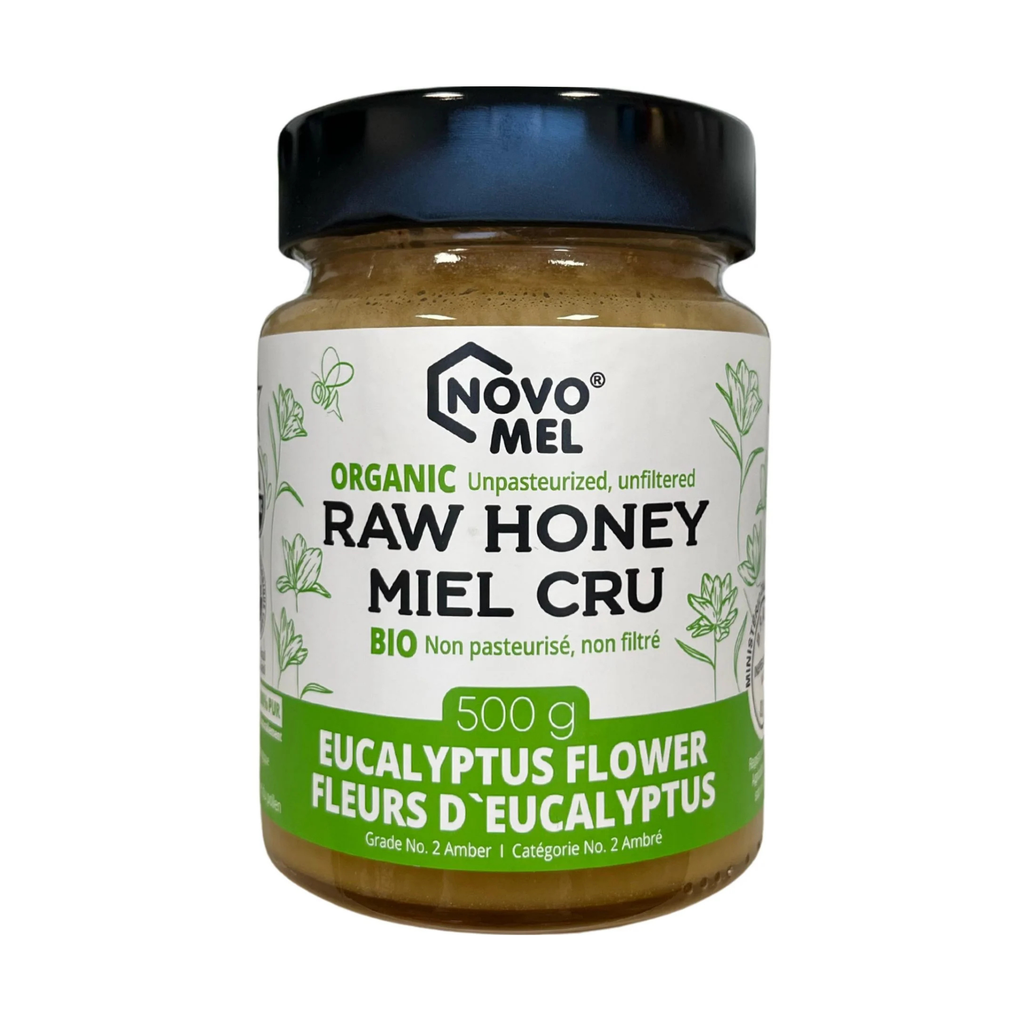 Novo Mel - Organic Raw Honey Eucalyptus Flower - 500g