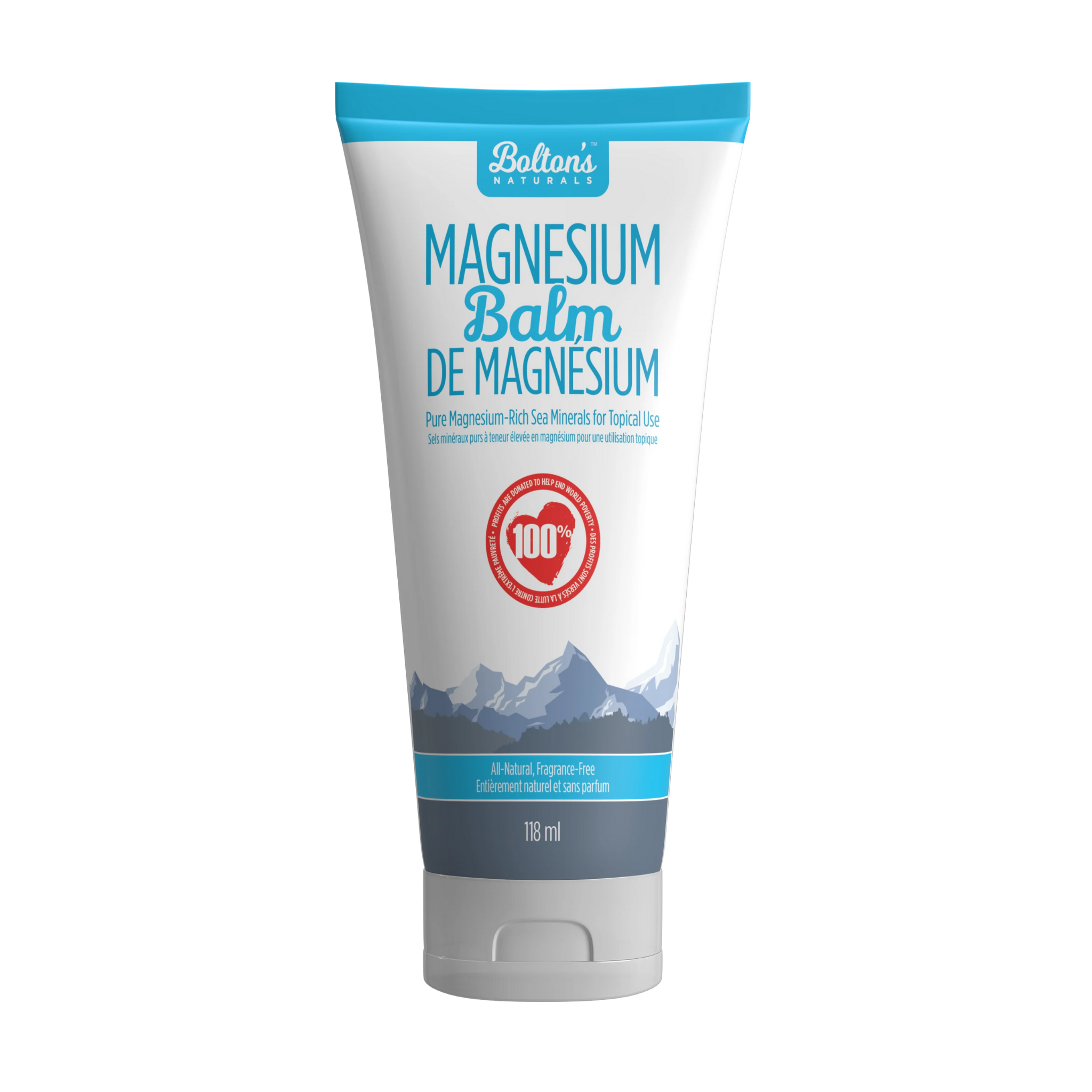 Bolton's Naturals - Magnesium Balm Fragrance Free - 118ml