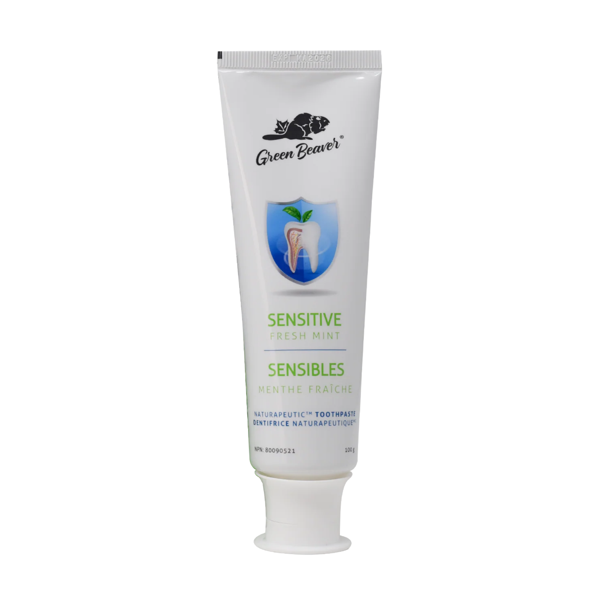 Green Beaver - Naturapeutic Toothpaste Sensitive Fresh Mint - 100g