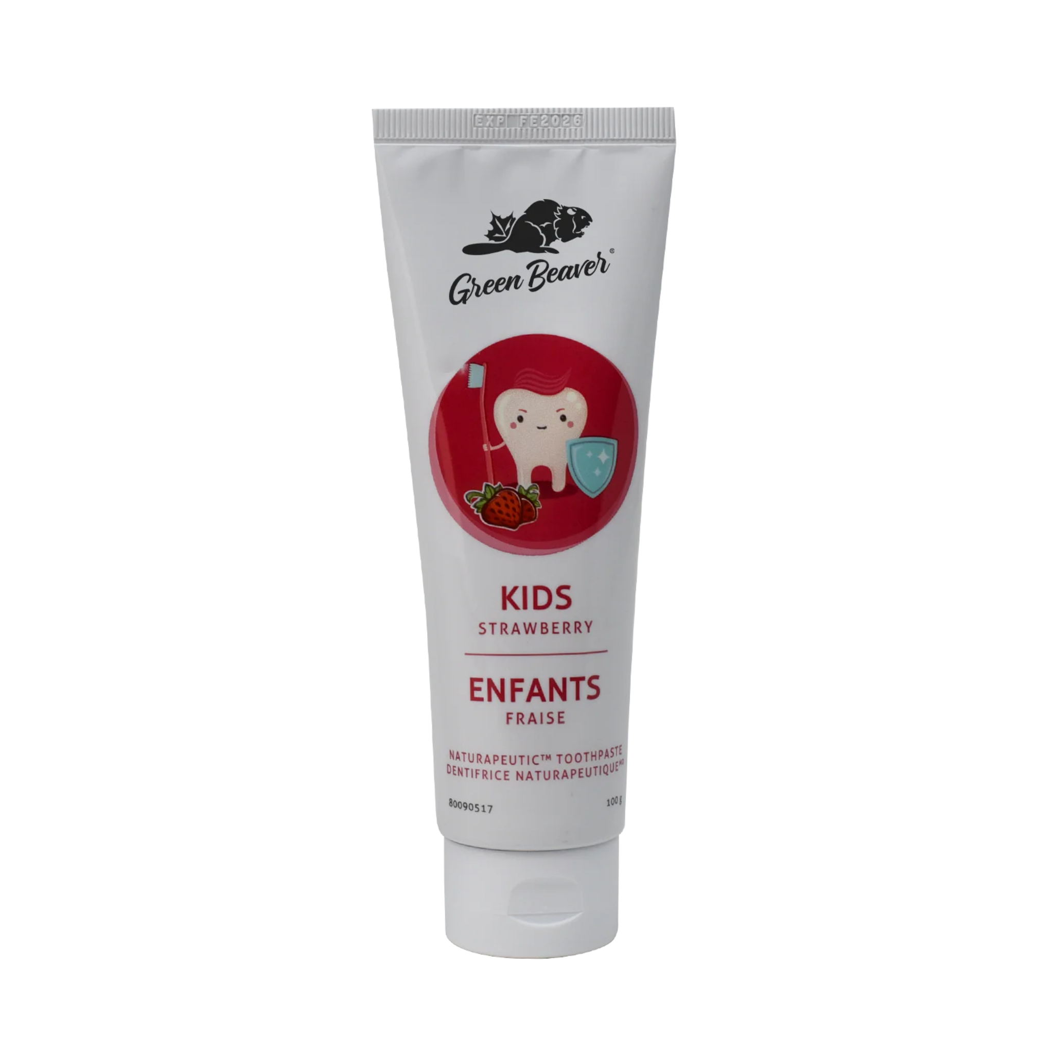 Green Beaver - Naturapeutic Kids Toothpaste Strawberry - 100g