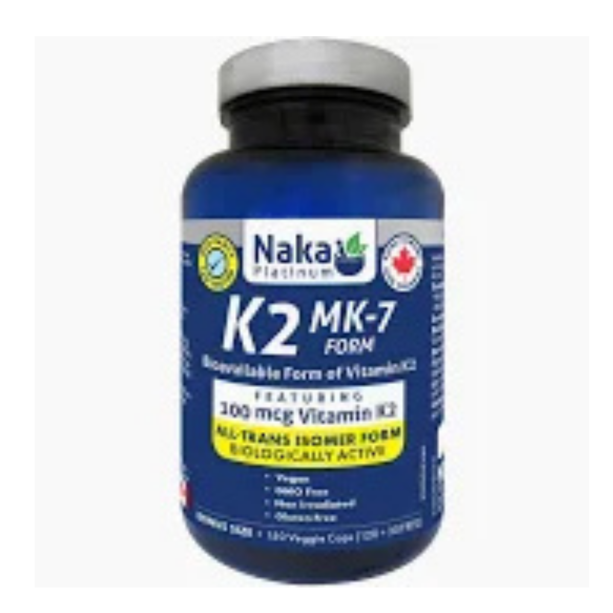 Naka - Vitamin K2 MK-7 Form - 100mg 150 Veg Capsules