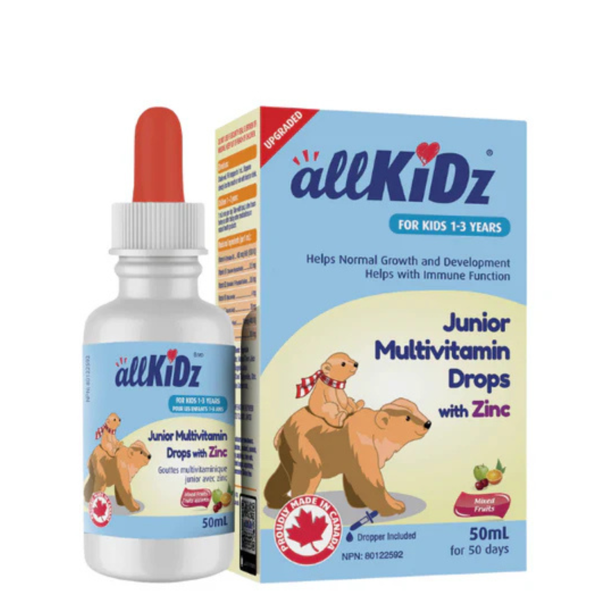 AllKidz - Junior Multi Vitamin Drops w/ Zinc - 50ML