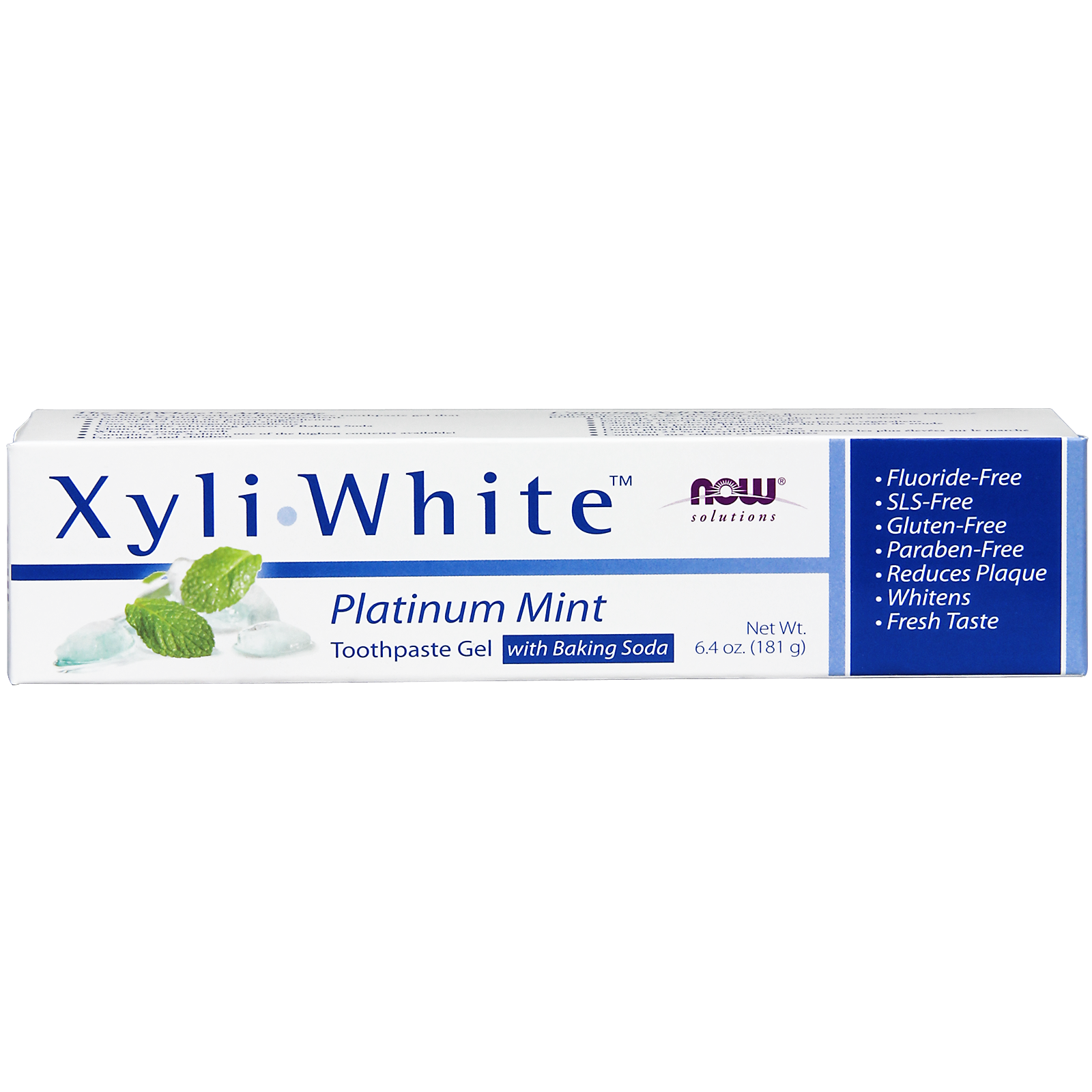 Now - Xyli White Platinum Mint With Baking Soda - 181g