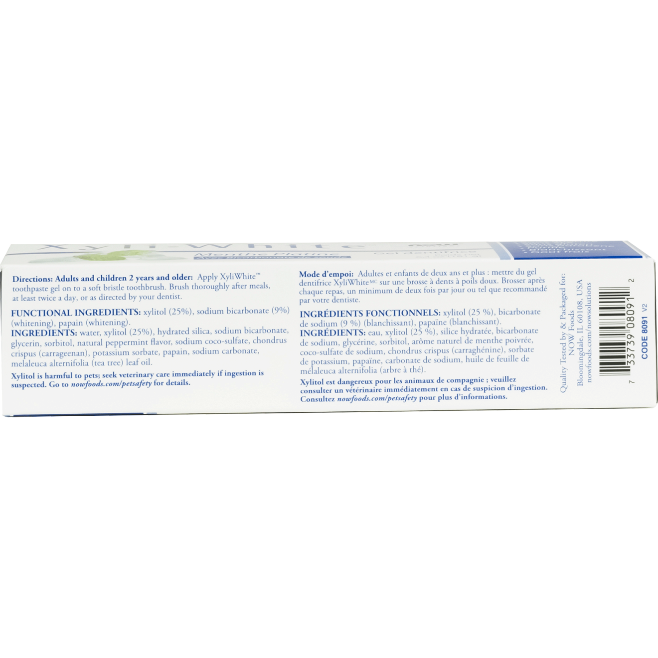 Now - Xyli White Platinum Mint With Baking Soda - 181g