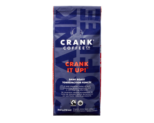 Crank Coffee - Crank It Up! Organic Coffee Whole Bean - 340g