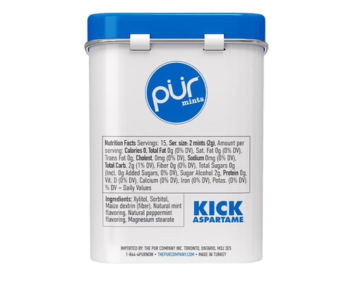 Pur Mint Tin - Peppermint - 30g