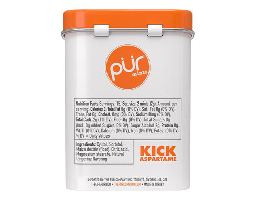 Pur Mint Tin - Tangerine Tango - 30g