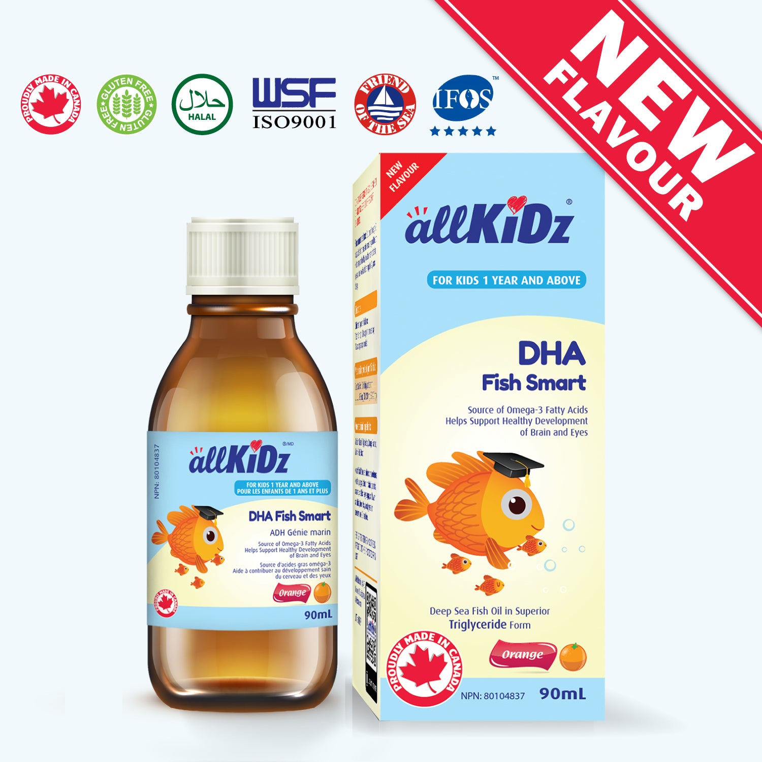 AllKidz® - DHA Fish Smart - Liquid 90ml