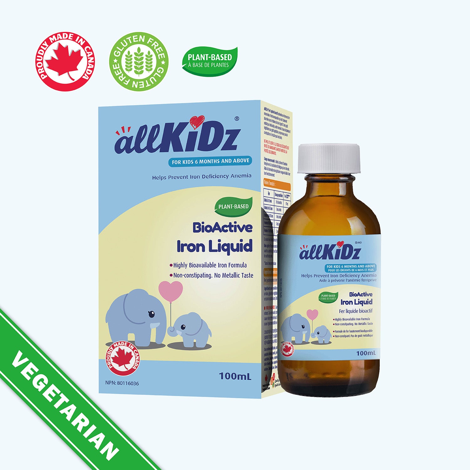 AllKidz® - BioActive Iron - Liquid 100ml