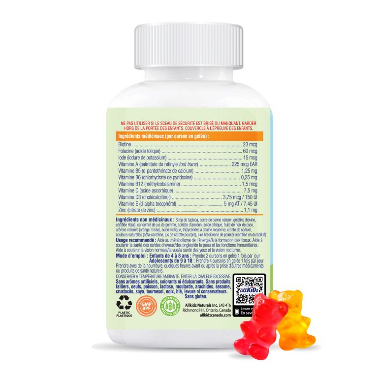 AllKidz® - Multi Gummy Bear - 110 Capsules