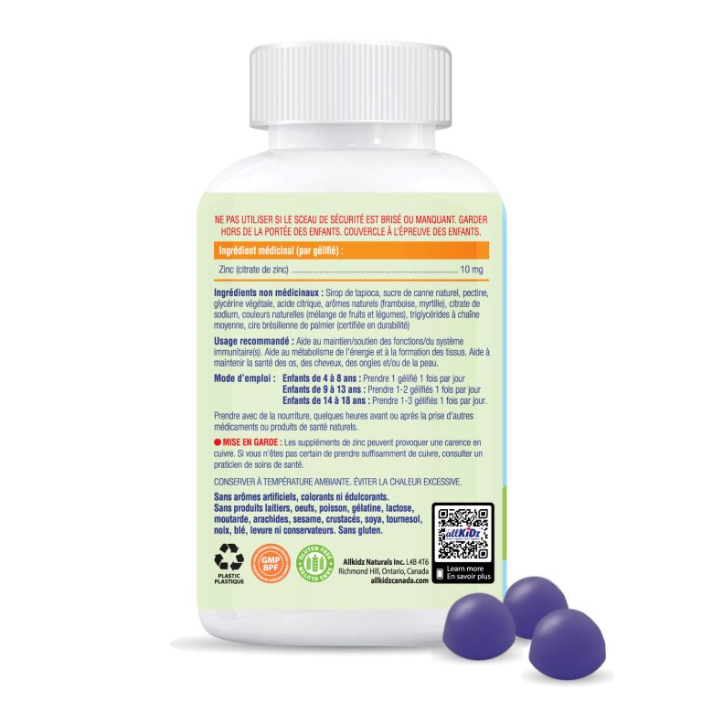 All Kidz® - Zinc Gummies - 90 Gummies