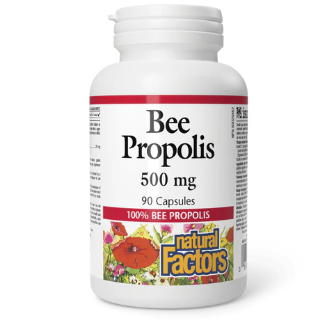 Natural Factors - Bee Propolis - 500mg 90 Capsules