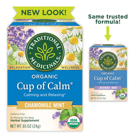 Traditional Medicinals - Cup of Calm Lavender Mint - 16 Tea Bags