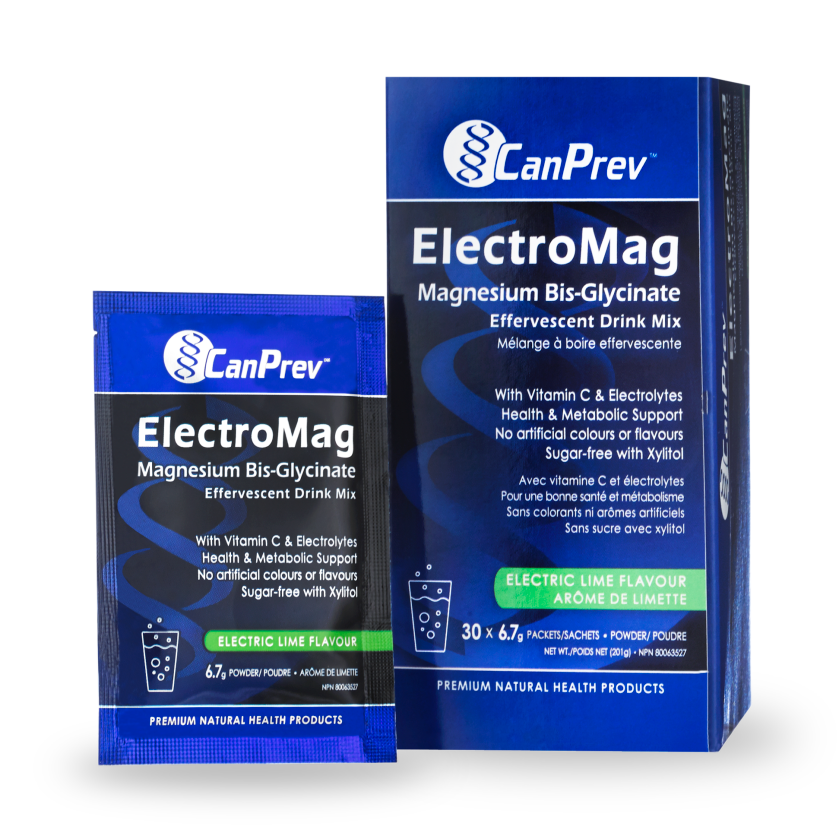 CanPrev - ElectroMag Effervescent Drink - Box 30 Sachets 6.7g
