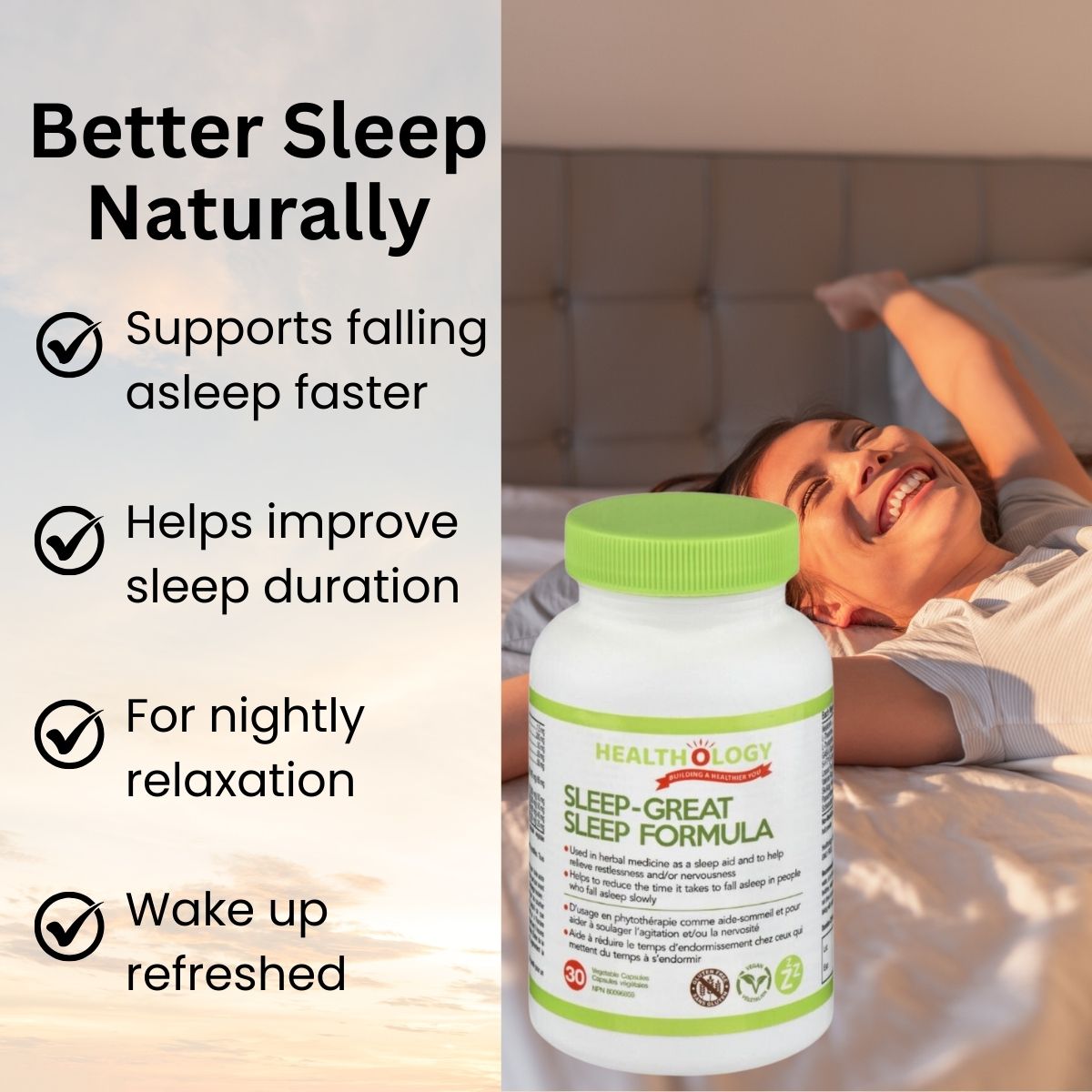 Healthology - Sleep-Great - Veg Capsules