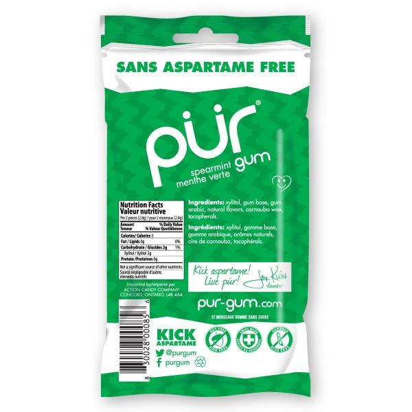 Pur Gum - Spearmint - 77g