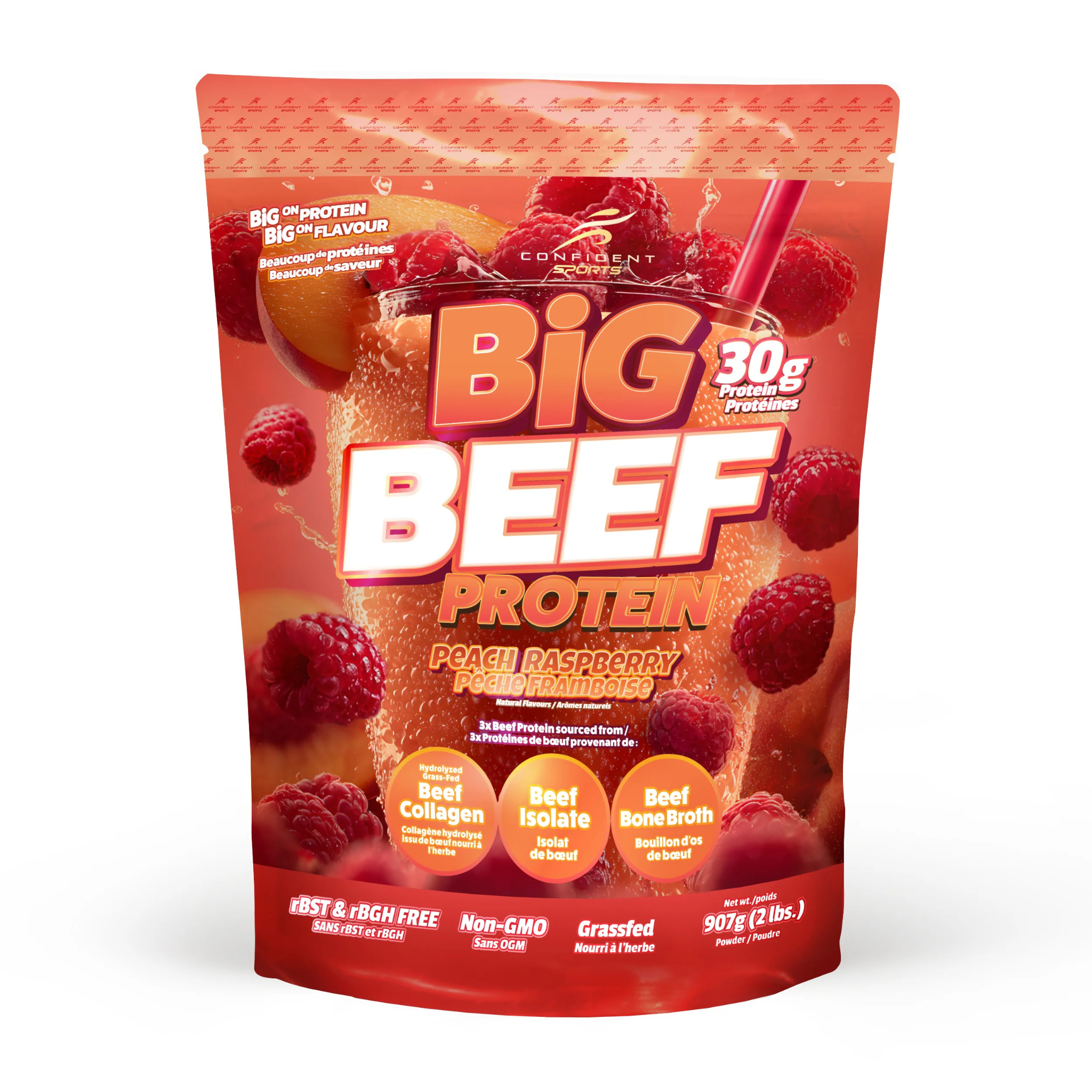 Confident Sports - Big Beef Protein - 907g