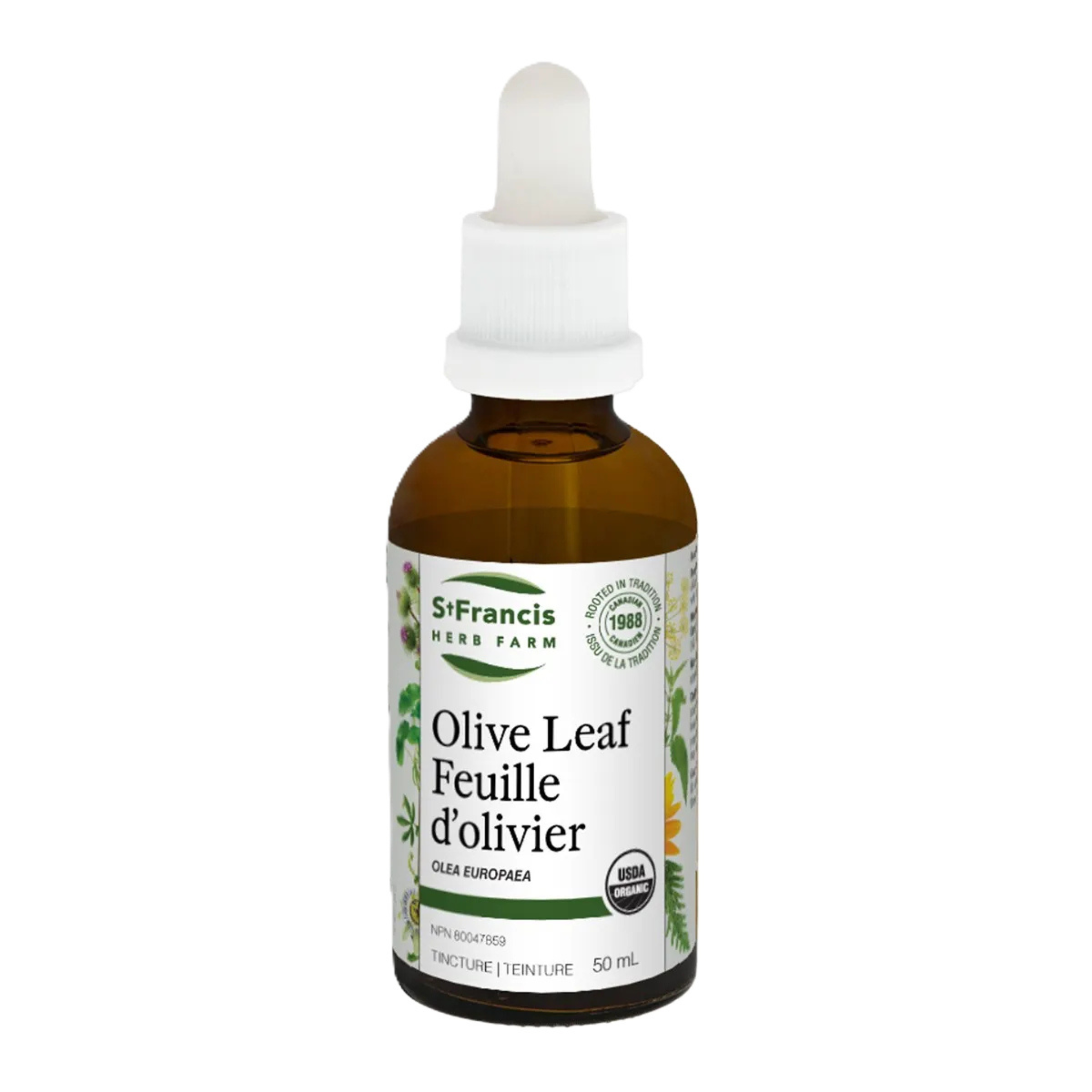St Francis Herbs - Olive Leaf Tincture - 50ml