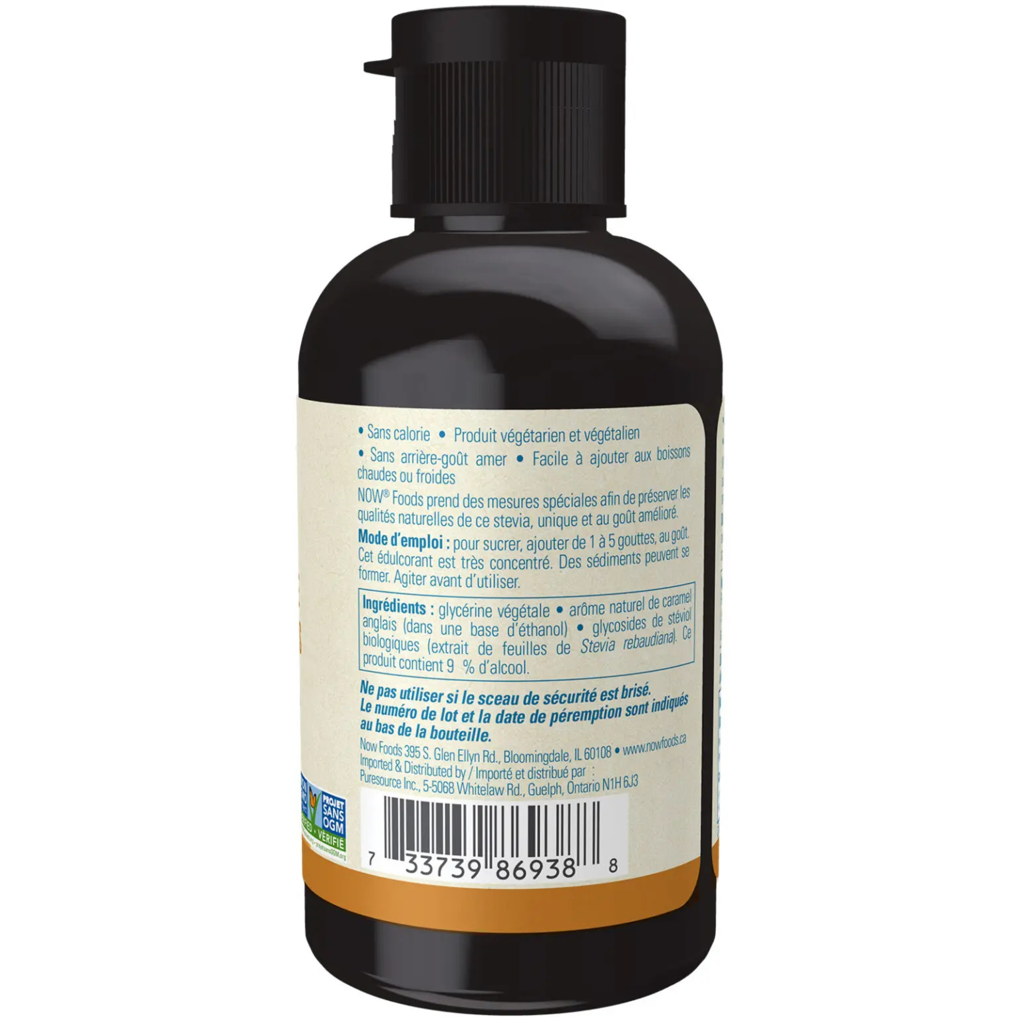 Now - Stevia Liquid English Toffee - 60ml