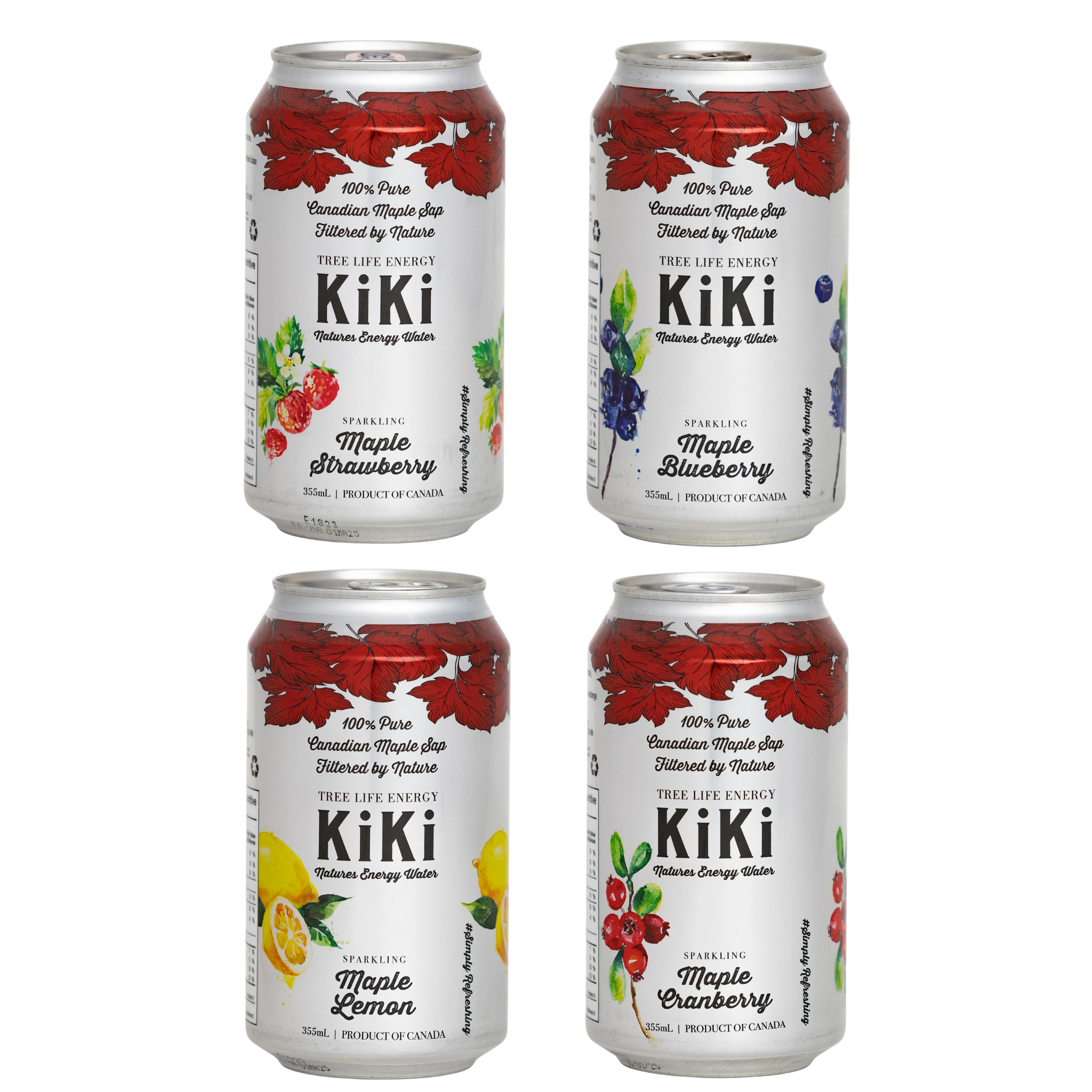 Kiki Maple Water - 355ml (4 Flavours)