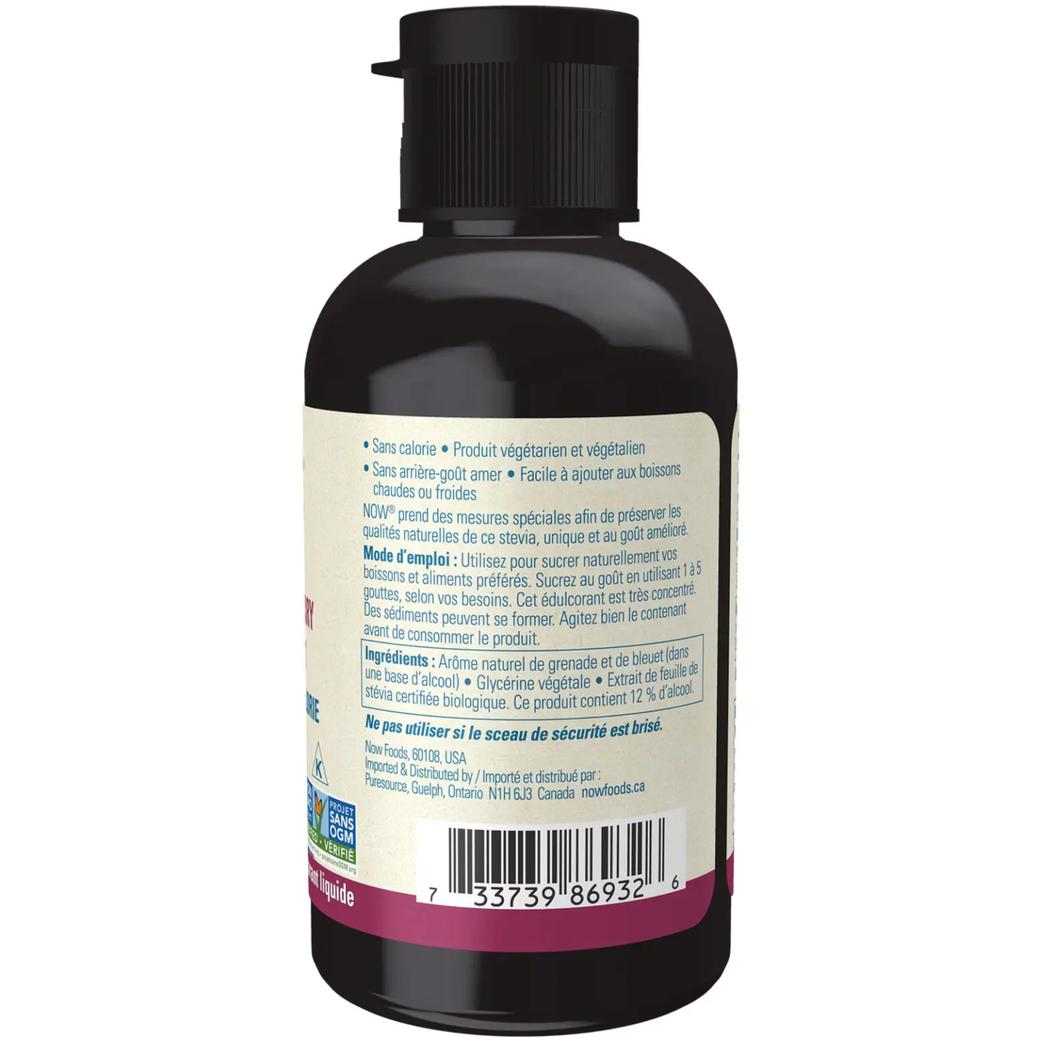 Now - Better Stevia Pomegranate Blueberry - 59ml