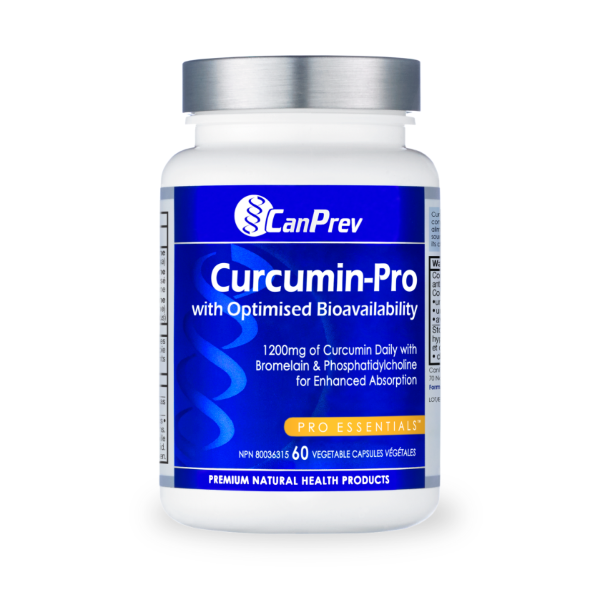 CanPrev - Curcumin-Pro - 60 Veg Capsules