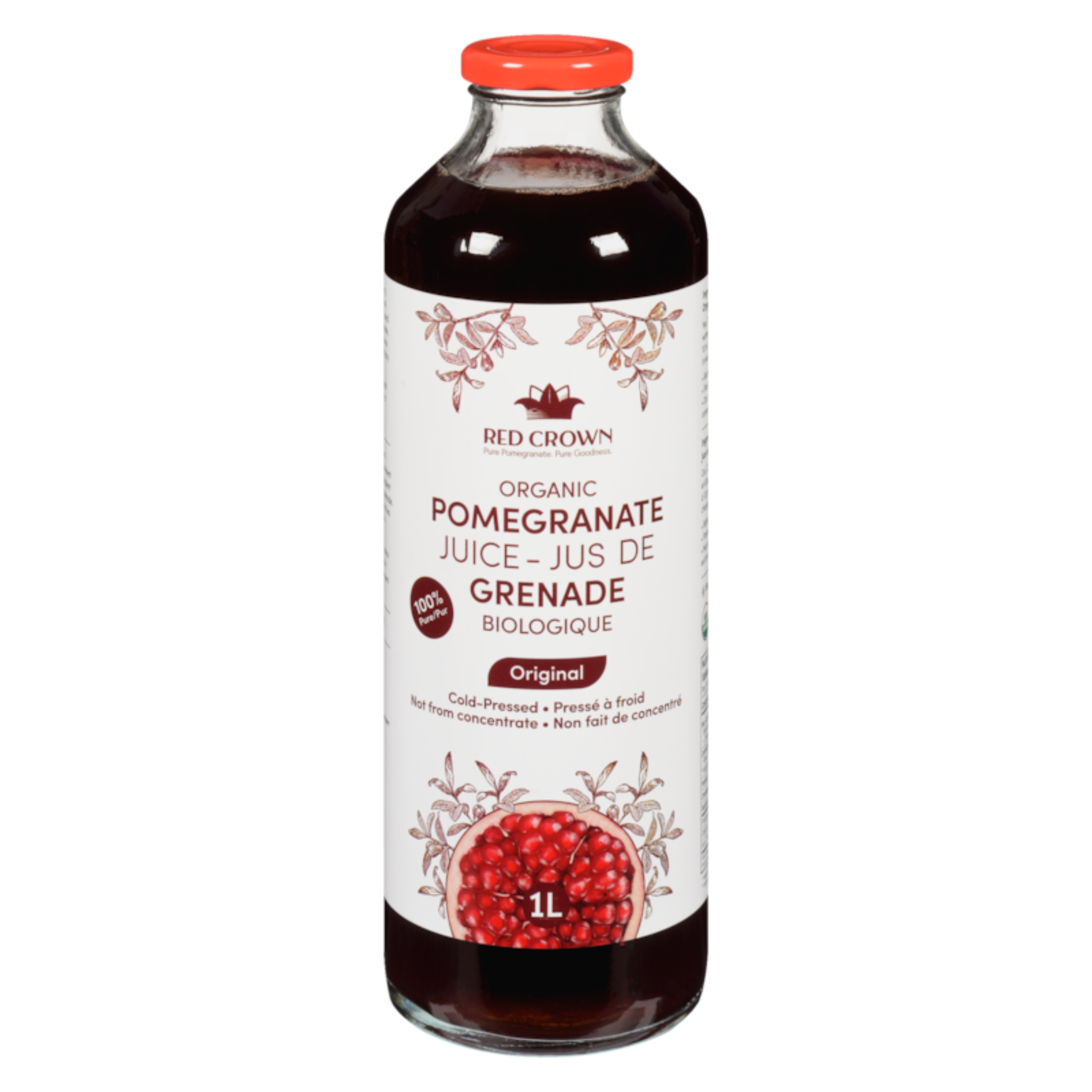 Red Crown - Organic Pomegranate Juice Original - 1L