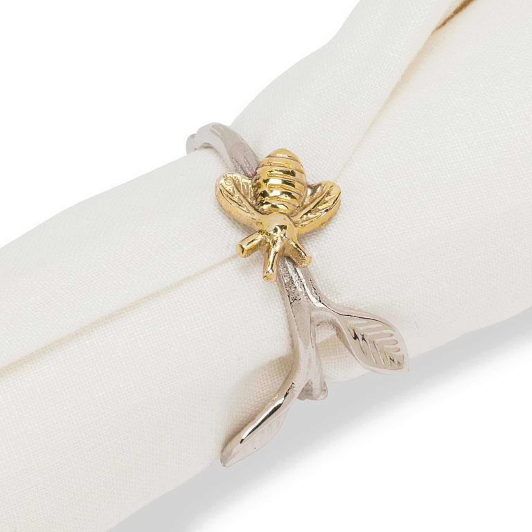 Abbott - Bee Napkin Rings - Brass Nickle
