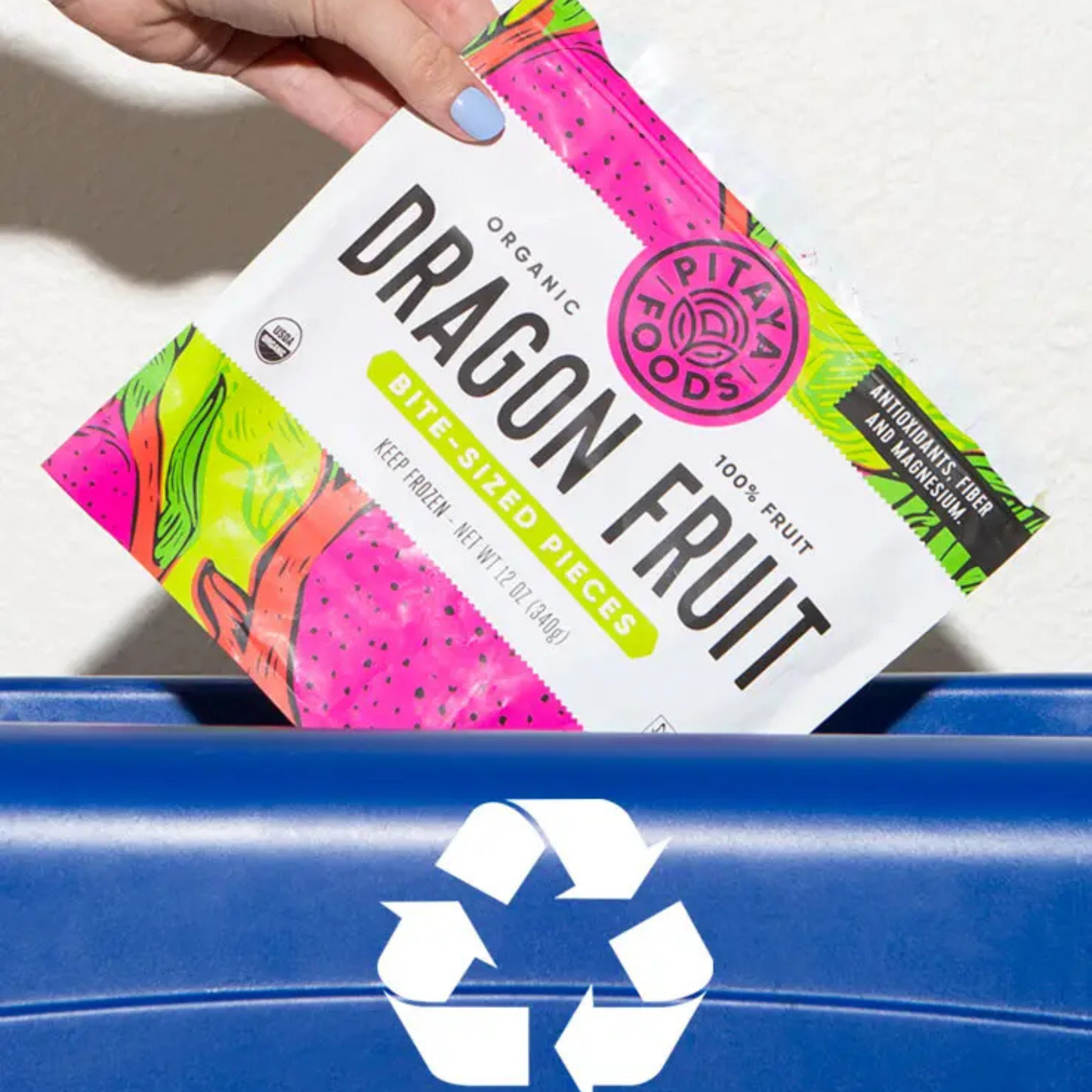 Pitaya Foods - Organic Dragon Fruit Snack Sized Pieces - 340g (DSL IN STORE PICKUP ONLY)