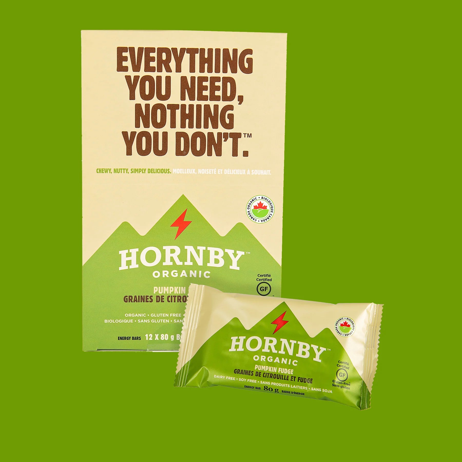 Hornby Organic - Pumpkin Fudge Energy Bar - 80g
