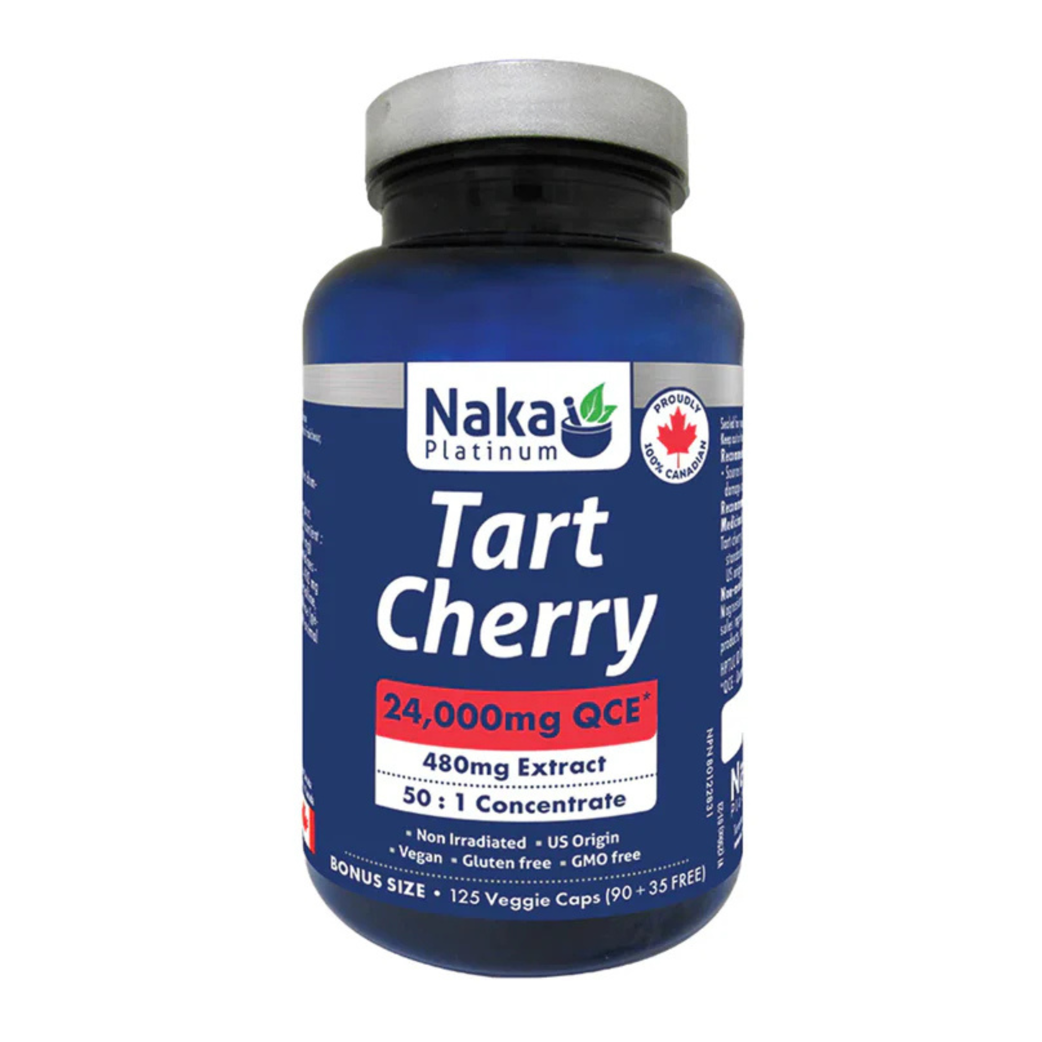 Naka - Tart Cherry - 125 Veg Capsules
