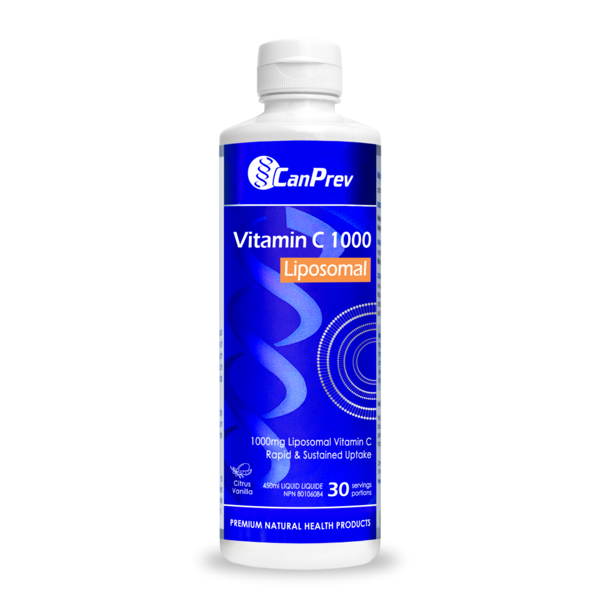 CanPrev -  Vitamin C 1000 Liposomal Citrus Vanilla - 1000mg 450ml
