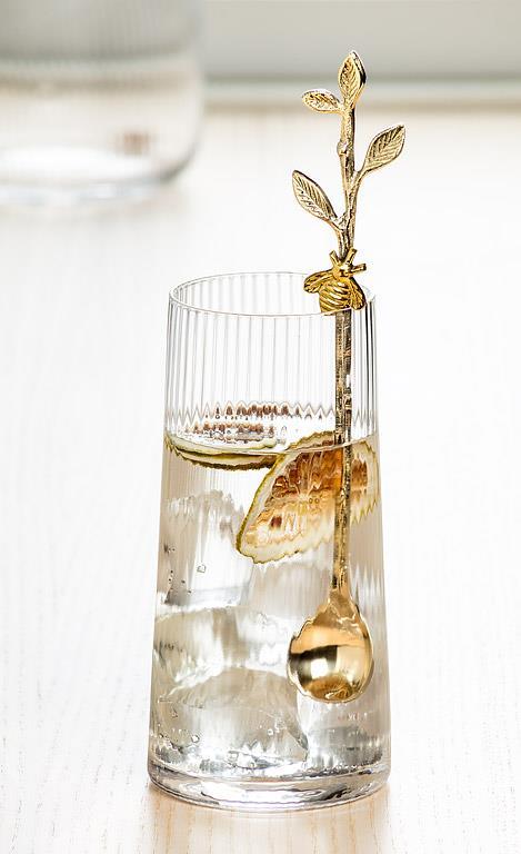 Abbott - Long Spoon with Bee on Twig