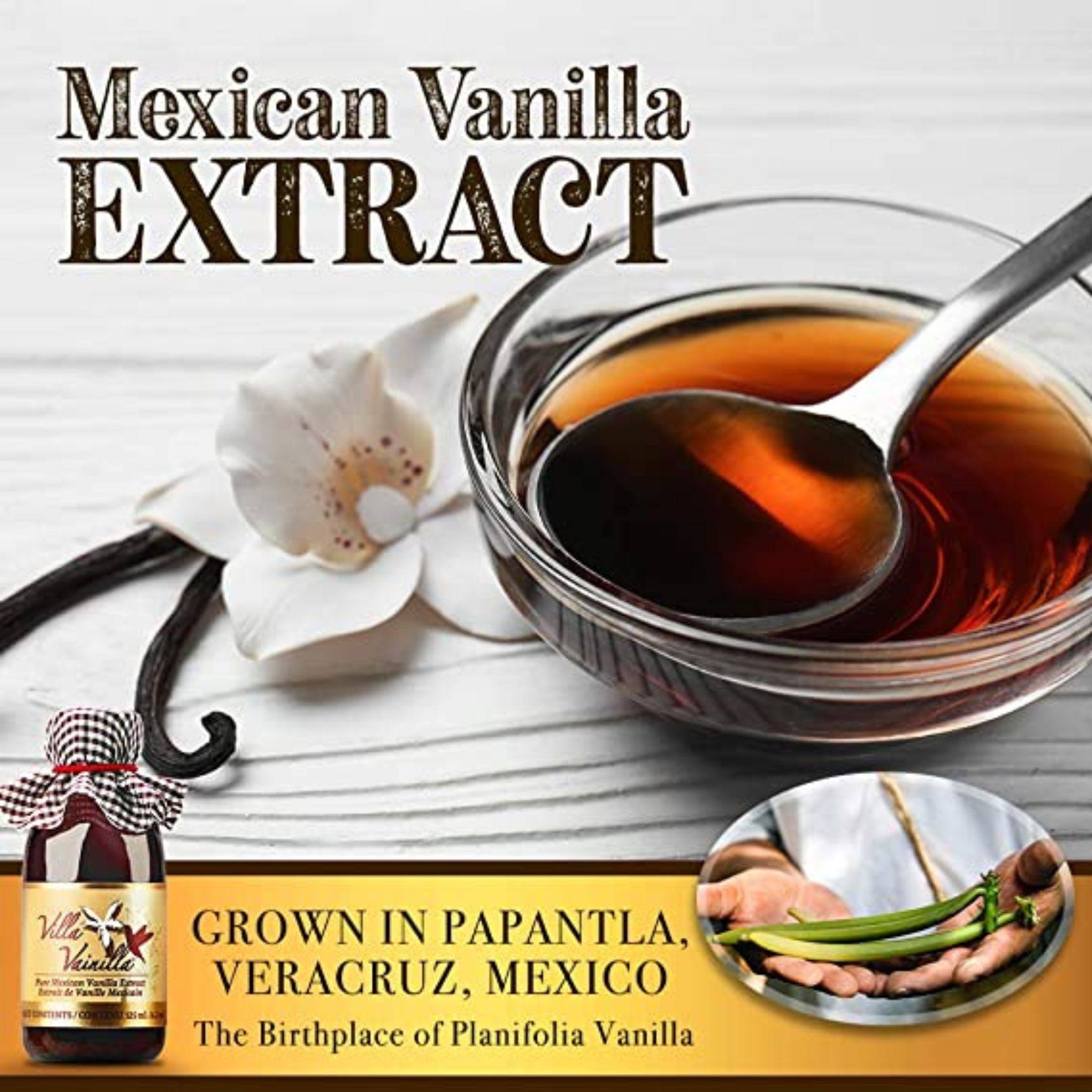 Villa Vanilla - Pure Vanilla Extract - 125ml